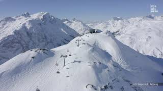 Lech am Arlberg Skigebiet  Vorarlberg von Oben [upl. by Relyhs]