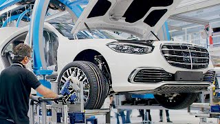 Mercedes SCLASS Production Line [upl. by Yklam]