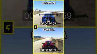 GTA 5  VIGERO ZX vs CORSITA [upl. by Adah]