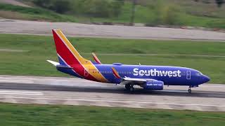 Airplanes Landing at Nashville International Airport [upl. by Gehlbach179]