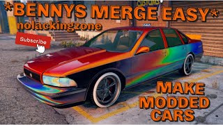 FASTER METHOD GTA 5 ONLINE F1BENNYS MERGE GLITCH WORKING XBOX PS4 PS5 BENNYS MERGE [upl. by Alwitt288]