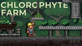 How to Farm Chlorophyte in Terraria 144 [upl. by Roane202]