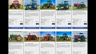 Walk Through Preview of Greg McGrew Tractor Collection Auction Tomorrow in Gettysburg PA [upl. by Mady]