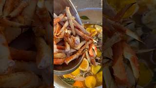 Seafood boil 🦞🦀🦐🍤seafoodboil crawfishboil seafood [upl. by Dannie]