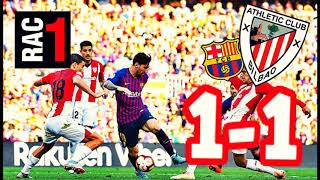 AUDIO RAC1  BARÇA 11 ATHLETIC DE BILBAO  COMPLETO [upl. by Birmingham]