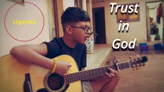 Praising Jesus at a hotel in Africa  quotTrust In Godquot  Elevation Worship acoustic guitar cover [upl. by Norab889]