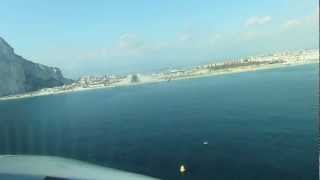 A319 Cockpit Landing Gibraltar Rwy 27 [upl. by Auos205]