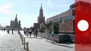 Moscow Lenins mausoleum reopens to public [upl. by Eleonore938]