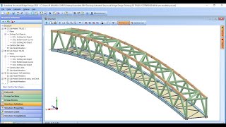 Truss Footbridge modeling with Autodesk structural bridge design [upl. by Ocsisnarf]