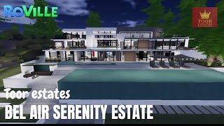 Roville House Codes Exploring Bel Air Serenity Estate on Virtual Tour🏡  Toor estates  Roblox [upl. by Annaoy]