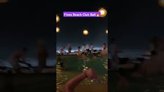 Worlds Best Beach Club  Finns Beach Club Bali bali beachclub beachlife giliislands beachparty [upl. by Curkell]