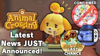 All Animal Crossing News JUST Announced This Week [upl. by Drhacir]