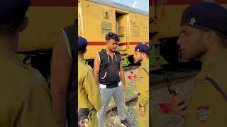 funny train comedy punjabi fun railway ytshorts police bhootoo [upl. by Ume]