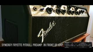 FENDER PA 135 HIGH GAIN METAL DEMO SYNERGY FRYETTE PITBULL PREAMP MODERN HARD ROCK [upl. by Coleville]