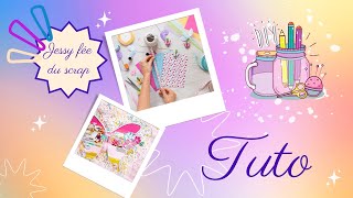 TUTO ALBUM POUR ART COLLAGE FACILE artjournal artcollage scrapbooking [upl. by Yelserp799]