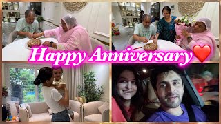 Happy Anniversary Ammi Papa Special Cake Banaya ❤️ Ashu finally meets Ruhaan after a year [upl. by Cave]