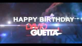 Happy birthday DAVID GUETTA [upl. by Harbird]