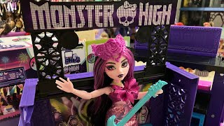 MONSTER HIGH G3 MONSTER FEST DRACULAURA FOOD TRUCK STAGE PLAYSET REVIEW [upl. by Fraya]