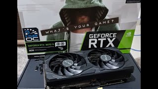 Unboxing Placa de Vídeo Galax GeForce RTX 3070 Ti 1Click OC LHR 8GB GDDR6 [upl. by Owens]