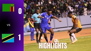 Zambia vs Tanzania Fulltime  01  worldcup2024 [upl. by Yob]