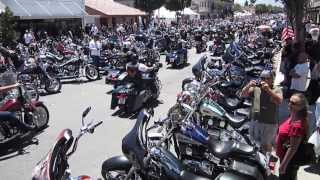 Hollister Motorcycle Rally 2013 Hollister CA USA [upl. by Adnik]