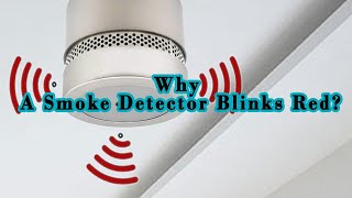 What Does It Mean When A Smoke Detector Blinks Red smokedetectors [upl. by Hewart214]