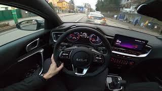 2023 Kia ProCeed GTLine 15 TGDi A7 160HP  POV Test Drive [upl. by Yadrahs]