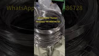 GR5titanium wire Titanium wireMaterial CP titanium titanium alloyGrade Gr1 Gr2 Gr4 Gr5… [upl. by Alarick]