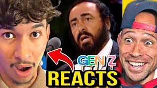 Gen Z Rapper FIRST time REACTION to Luciano Pavarotti sings quotNessun dormaquot He is so W GFM719 [upl. by Tarr]