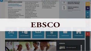 EBSCO juhendmaterjal [upl. by Esil]