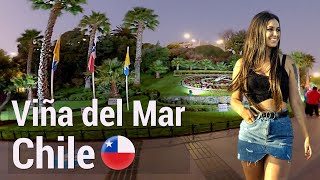 Viña del Mar  Chile 🇨🇱 walk  Walking tour 🔴 1 Hour Travel Guide  Virtual Trip [upl. by Dublin]