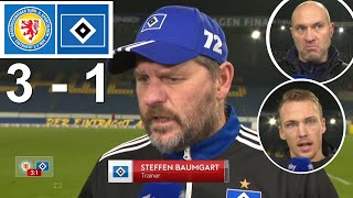 Steffen Baumgart Scherning Schonlau Interview Nach Dem Spiel Braunschweig 3 vs 1 Hamburger 081124 [upl. by Anya]