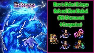 FF BE How to Defeat Erinyes Safe and Slow NOT 10 turns and 4 companions214 [upl. by Lillywhite]