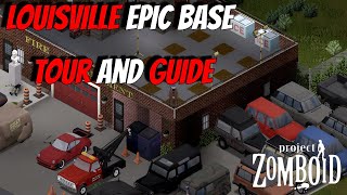 Project Zomboid Epic Louisville Solo Base Tour amp Guide [upl. by Cesar]