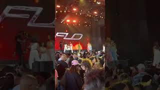 FLO performing Walk Like This live for the first time at Coachella  FLOCHELLA 🌴 flo coachella [upl. by Eceinhoj595]