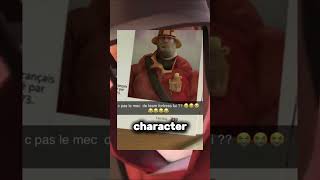 Soldier from Team Fortress 2 Appears in a French Textbook shorts gaming game tf2 teamfortress2 [upl. by Rosenthal489]