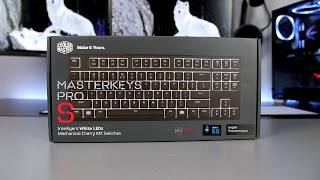 Cooler Master MasterKeys Pro S  Best White LED Keyboard [upl. by Alexa]