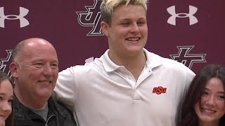 Logan Nobles commits to OSU [upl. by Sikata]