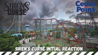 Sirens Curse  Cedar Point  New For 2025 Vekoma Tilt Coaster Reaction [upl. by Ruthven199]