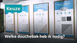 Welke douchebak kies ik  Douchebak vervangen en plaatsen [upl. by Nevi171]