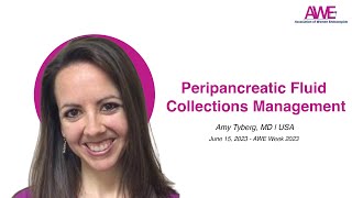 Peripancreatic Fluid Collections Management  Amy Tyberg MD  USA [upl. by Eelsew]