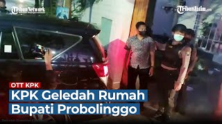 KPK Geledah Rumah Bupati Probolinggo Satu Koper Diamankan [upl. by Eneirda]