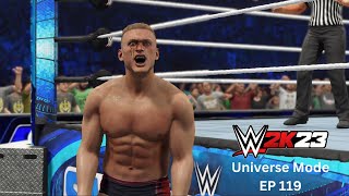 WWE 2K23 Universe Mode  EP 119  Road to Elimination Chamber [upl. by Gnanmos]