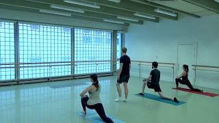 Hamelin Dabell 2 HR Yoga amp tough Barre 2016 recording [upl. by Fillbert]