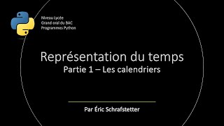 Représentation du temps  Les calendriers [upl. by Curley]