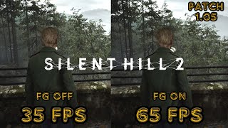 Silent Hill 2 Remake PC  Patch 105  Frame Gen Test  Side by Side Comparison  RTX 3050Ti [upl. by Atenahs]