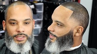 BEST TAPER FADE EVER FADED BEARD RED PRO CLIPPER REVIEW HAIRCUT TUTORIAL [upl. by Htidirrem]