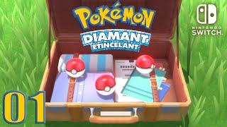 Pokemon Diamant Etincelant FR 01 💎 Nouvelle Aventure Nintendo Switch [upl. by Christiano59]