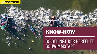 Ob vom Land oder im Wasser So geht der optimale Schwimmstart  triathlon KNOW HOW [upl. by Adnelg]