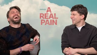 A REAL PAIN  Jesse Eisenberg and Kieran Culkin Reveal Hilarious Advice That Changed Their Careers [upl. by Goodden356]